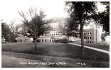 RPPC Ladysmith Wisconsin WI High School Real Photo Postcard c.1940 Unused picture