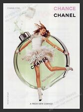 Chanel 2000s Print Advertisement Ad 2009 Chance Fragrance 
