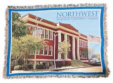 Northwest Mississippi Community College Woven Cotton Throw Lap Blanket USA  picture