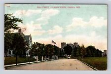 Omaha NE-Nebraska, Residential 39th Street Looking North, Vintage c1907 Postcard picture