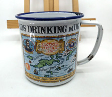 Vintage Pusser’s Rum British Virgin Islands Dinking Mug Drake's Voyage Enamel picture