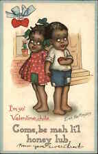 E. Von Hartmann Cute Kids Valentine c1910 Ernest Nister Postcard picture