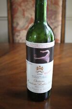 Chateau mouton rothschild 1990 enpty bottle with cork picture