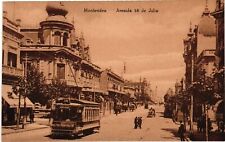 Vintage Postcard- AVENIDA 18 DE JULIO, MONTEVIDEO, URUGUAY picture