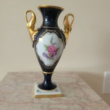 KAISER Germany Fine Porcelain Echt Scharffeuer-Kobalt Vase - VINTAGE 9.25” picture