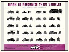 Armored Car Recognition - World War 2 Poster - 18x24 picture