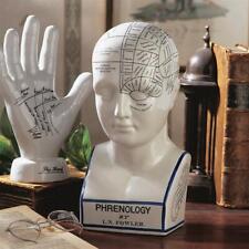 19th Century Antique Replica Science of Phrenology Head Reading Porcelain Statue picture