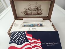 OMAS Limited Edition Gentleman Seaman Silver Fountain Pen picture