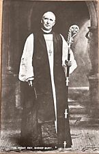 RPPC Famous Anglican Bishop Herbert Bury Antique Real Photo Postcard c1910 picture