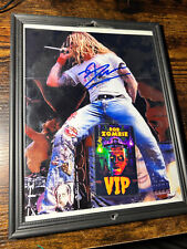 Rob Zombie signed  Framed photo reprint with VIP Laminate Pass picture