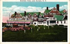 Vintage Postcard - 1937 Granliden Hotel Lake Sunapee New Hampshire Posted WB picture