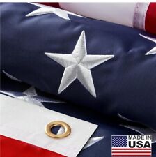 American Flag 8 X 12 Ft, Made for High Wind, Heavy Duty US Flags for Outside, picture