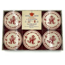 Vtg Royal Catch-All Coasters The Perfect Hostess 63 ct Beverage Red Made in USA picture