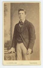 Antique CDV c1870s Handsome Young Man in Suit Goodfellow Cevedon England, UK picture