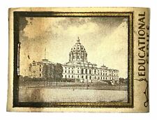 Antique Early Minnesota State Capitol Image Matchbook 1930 St Paul Diamond Match picture