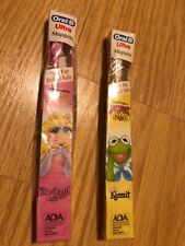 Sealed VTG Jim Henson's Muppet Babies Oral-B BABY KERMIT & MISS PIGGY Toothbrush picture