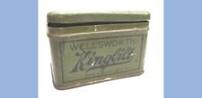 1920s antique original KINGBILT EYE PROTECTION TIN w PAPER INSERT in LID picture