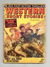Western Short Stories Pulp Jan 1954 Vol. 9 #6 GD/VG 3.0 picture