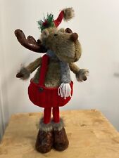 Stuffed Fabric Christmas Moose 18 