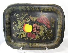 ANTIQUE EARLY 1800.S HAND-PAINTED TOLEWARE 12W