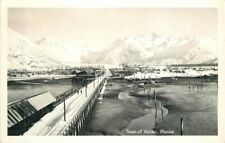 Alaska Town of Valdez 1940s RPPC Photo Postcard 22-494 picture