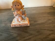 Vintage Ceramic Figurine “dear God Kids” By Enesco  picture