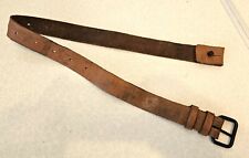 WW2 JAPANESE TYPE 99 ARISAKA RIFLE LEATHER SLING  TAKE OFF FROM MY RIFLE picture