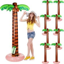 Chitidr 8 Pcs Inflatable Palm Trees 66 in/ 5.5 ft Blow Up Coconut Trees Large... picture