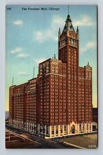Chicago IL-Illinois, The Furniture Mart, Antique Souvenir, Vintage Postcard picture