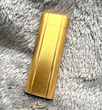 WORKING Cartier Vintage Lighter Gold Oval picture