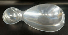 Vintage Mid-Century Modern Stainless Steel Dip & Chip Divided Bowl s-1K picture