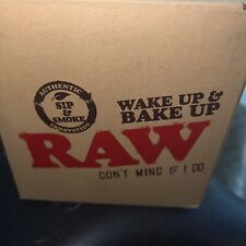 RAW Wake Up & Bake Up Ceramic Cone Mug - 10oz picture