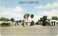 Land's Court - Laredo, Texas - Air Cooled Units - Vintage Postcard picture