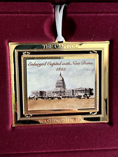 The Official 2003 US Congressional Holiday Ornament: Capitol w/ New Dome, 1855 picture