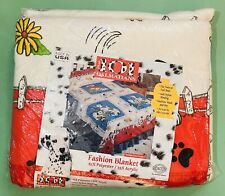 Vintage Beacon 90's Disney 101 Dalmatians Blanket Rare Brand New 72