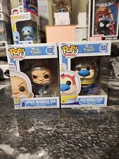 SPACE MADNESS REN AND STIMPY #1532 & #1533 FUNKO POP NICKELODEON With Protectors picture