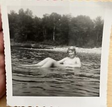 1958 Indian Lake NY Adirondacks Photo Jane New York Antique Vintage  picture