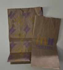 [X2] McDonald's x BTS 2021 LIMITED EDITION BTS COLLAB Meal Bags [SMALL & LARGE] picture