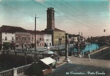 Vintage Postcard Port Canal Old Buildings Cesenatico, Italy picture