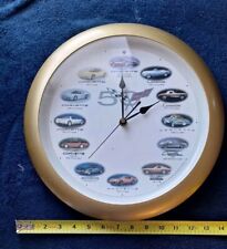 Official 50th Anniversary Chevrolet Corvette Car Sounds Hanging Wall Clock   picture