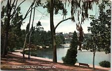 c1910 LOS ANGELES CALIFORNIA WEST LAKE PARK VIEW POSTCARD 41-71 picture