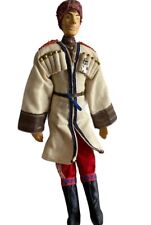 vtg Russian Cossack Doll Ceramic head Hand painted costume soldier 15” Man picture
