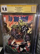 Do You Pooh? #1 2 slab lot CGC Signed 9.8 Pooh Crusher; Spawn #320 cover homage picture