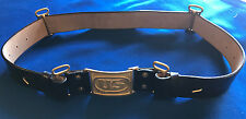 M1872 Infantry Leather Belt with US Buckle Size Medium (36-42) Indian Wars picture