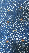 Rare Vintage Peter Max Signature Moon & Stars Fabric  52” long x 20” wide. picture