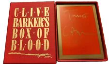 RARE Clive Barker's Box of Blood Signed X 2 Limited #609/1000 Set Of Art Cards picture