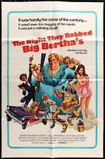 THE NIGHT THEY ROBBED BIG BERTHA'S ORIG FF 1975 1-SHEET MOVIE POSTER 27 x 41   picture