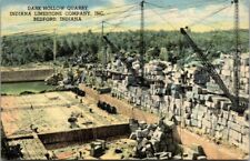 Postcard Dark Hollow Quarry Indiana Limestone Company Inc Bedford Indiana picture