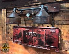Steampunk Industrial Machine Age Lamp Jeep Willys Truck light Wall Sconce picture