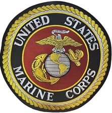 Marine Corps HUGE Back Patch Crest Emblem Eagle Globe 10 1/2